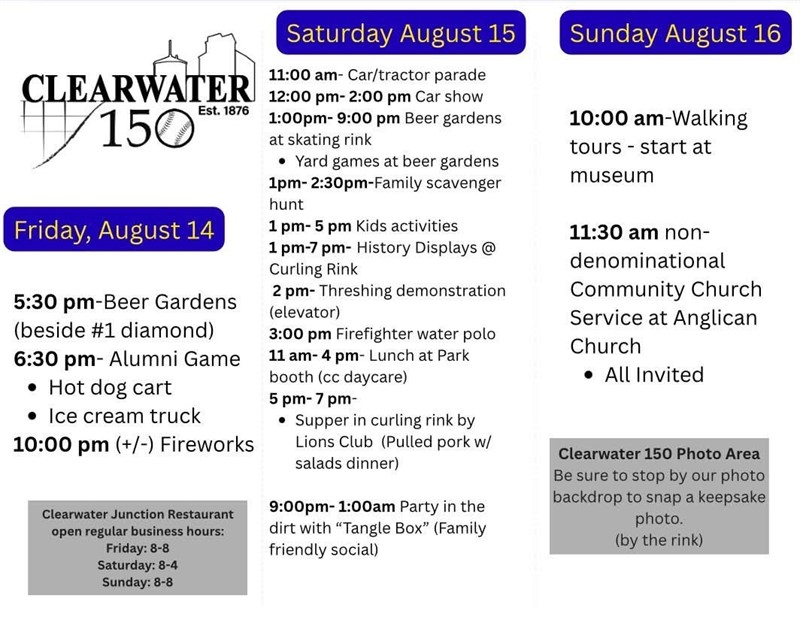CW 150 Events